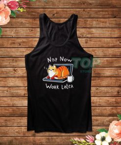 Cats Nap Now Work Later Tank Top