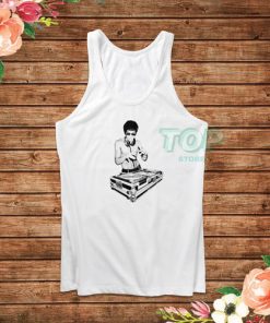 DJ Bruce Lee Funny Tony Stark Tank Top