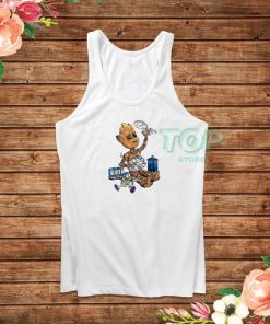 Groot And Galaxy Toy Story Tank Top