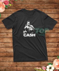 Johnny Cash Middle Finger T-Shirt