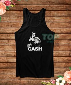 Johnny Cash Middle Finger Tank Top