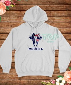 Moorica 4th July American Flag Hoodie