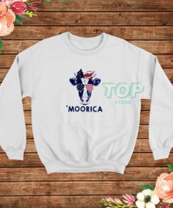 Moorica 4th July American Flag Sweatshirt