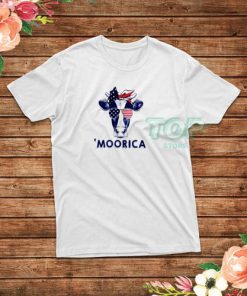 Moorica 4th July American Flag T-Shirt