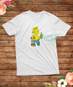 Neff Men's Chillin Simpsons T-Shirt