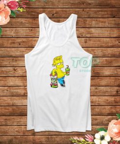 Neff Men's Chillin Simpsons Tank Top