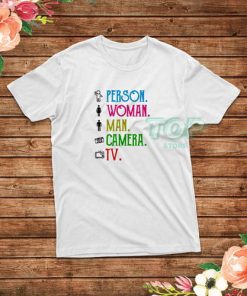 Person Woman Man Camera TV Song T-Shirt