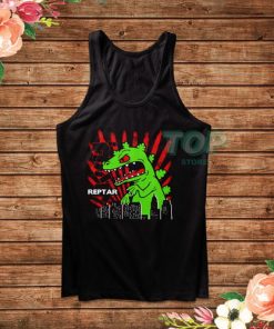 Reptar Rugrats in Town Tank Top