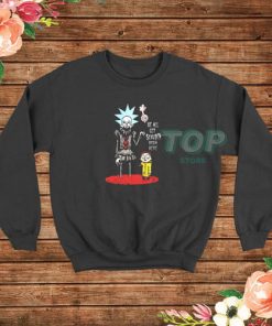 Rick and Morty We All Get Schwifty Down Here Sweatshirt