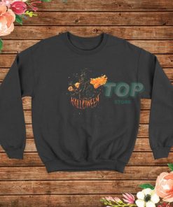 Smoky Pumpkin Hello Halloween Sweatshirt