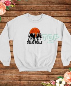 Squad Goals Horror Halloween Sunset Sweatshirt