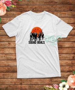 Squad Goals Horror Halloween Sunset T-Shirt