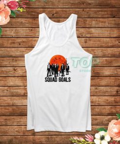 Squad Goals Horror Halloween Sunset Tank Top