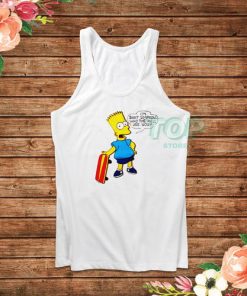 The Simpsons Bart Who The Hell Are You Tank Top