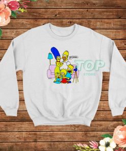 The Simpsons Say Cheese Sweatshirt