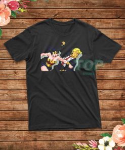 Wonder Woman Punching Donald Trump T-Shirt