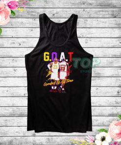 Goat Greatest of All Time Michael Jordan and Kobe Bryant Tank Top