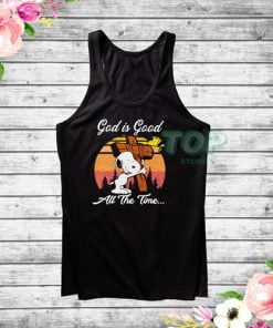 Snoopy And Woodstock God Is Good All The Time Vintage Tank Top