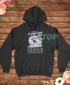 Stanley Cup Champions 2020 Be The Thunder Signatures Hoodie