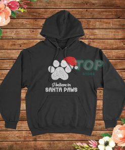 I Believe in Santa Paws Merry Christmas Hoodie