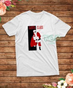 Scarface Santa Claus Christmas T-Shirt