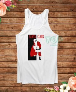 Scarface Santa Claus Christmas Tank Top