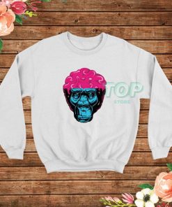 Brain Monkey Chimpanse Sweatshirt