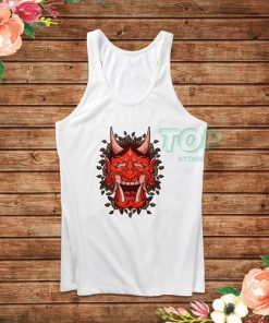 Chinese Demon Head Mask Tank Top