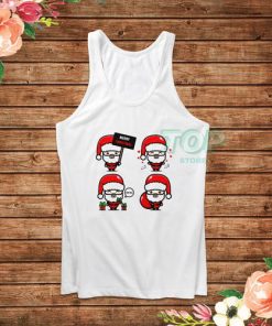 Christmas Many Santa Clauses Tank Top