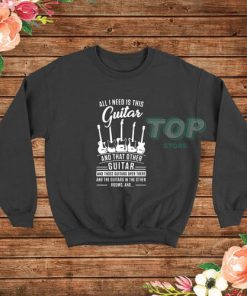 Gift for Guitar Player Sweatshirt