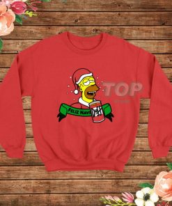 Homer Simpsons Feliz Naviduff Christmas Sweatshirt