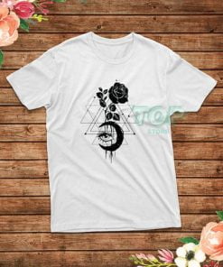 Moon Rose And Eye Graphic T-Shirt