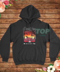 Out Run Retro Vintage Arcade Gaming Hoodie