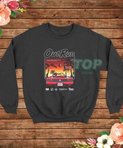 Out Run Retro Vintage Arcade Gaming Sweatshirt