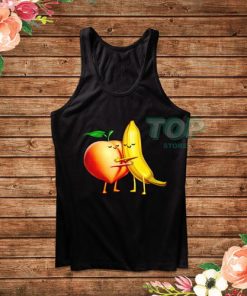 Peach and Banana Cute Friends Tank Top