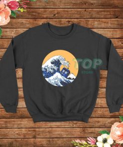 Police Box Wave Kanagawa Sweatshirt