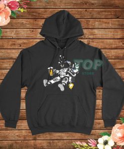 Space Astronaut Drinking Beer Hoodie