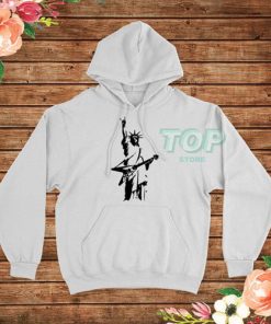 Statue of Liberty Rock V Guitar Hoodie