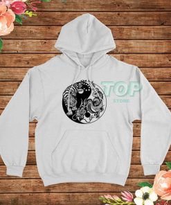 Yin Yang Dragon Tiger Hoodie