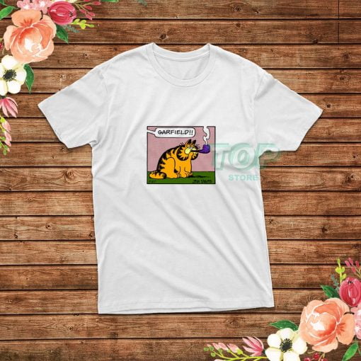 Garfield-Smoking-T-Shirt