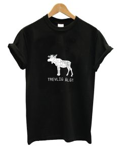 Black T-shirt Man – Moose design