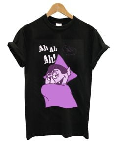 Count Von Count Ah Ah Ah! Ladies Fitted T-Shirt