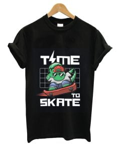 Dinosaur Skateboarding T-Shirt