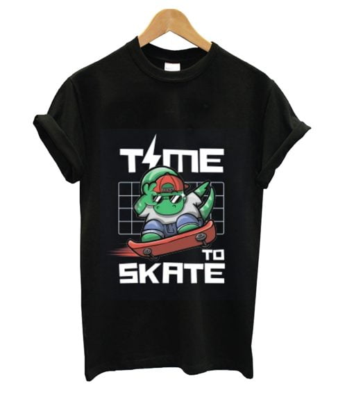 Dinosaur Skateboarding T-Shirt