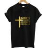 God's Children Are Not For Sale Funny Cross Christian Quote Saying Men's T-Shirt