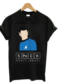 Highly Logical Spock by seb T-shirt