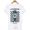 Lifework Korea Checkerboard Hipdok White T-shirt