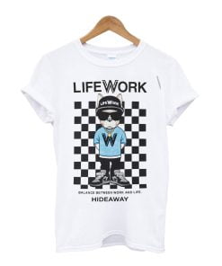 Lifework Korea Checkerboard Hipdok White T-shirt