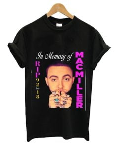 MAC MILLER - T-SHIRT NOIR RIP