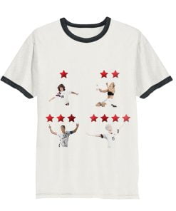 Megan Rapinoe and USWNT 4 Stars Tee Shirt USWNT